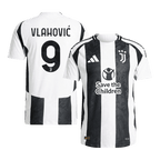 Soccer Kits Authentic  VLAHOVIĆ  #9 Juventus Home Soccer Jersey 2024/25 - Save The Children Sponsor