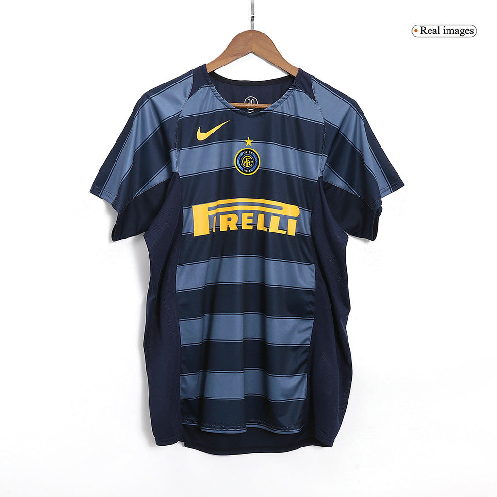 Camiseta de fútbol retro de visitante del Inter de Milán 2004/05