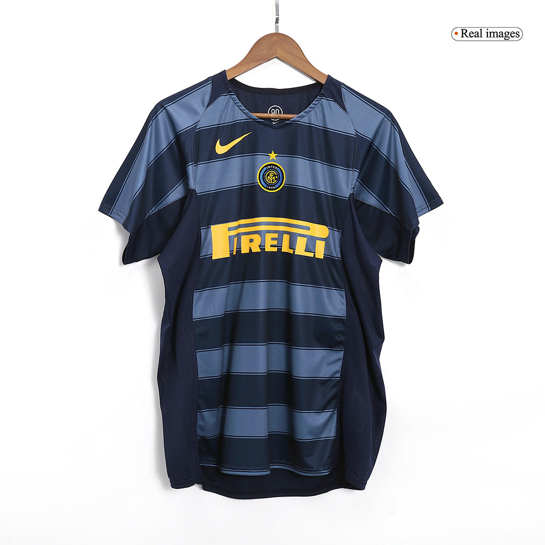 Camiseta de fútbol retro de visitante del Inter de Milán 2004/05