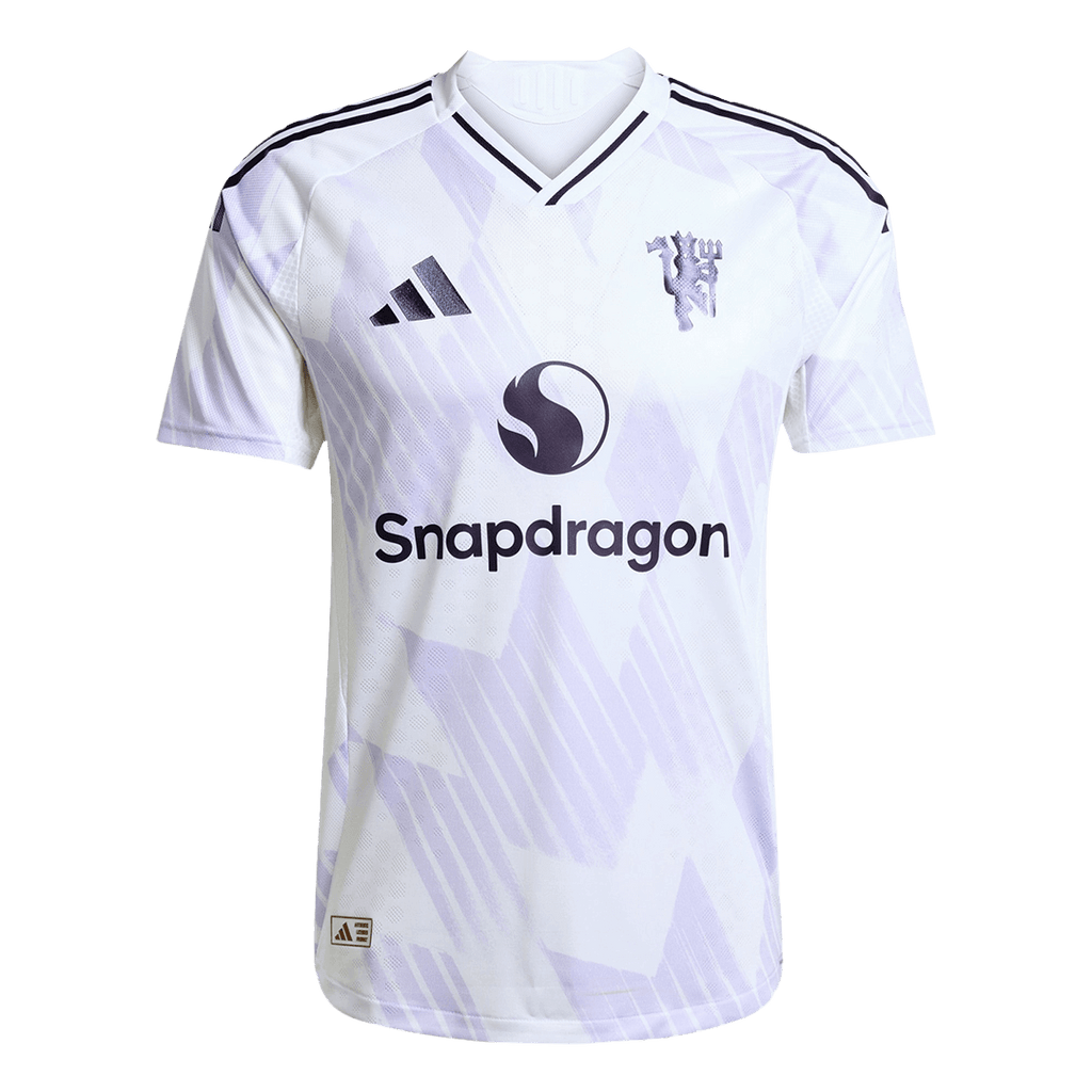 Soccer Kits Authentic Manchester United Away Soccer Jersey 2025/26 White
