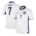 Kits de fútbol SAKA #7 Inglaterra Camiseta de fútbol local Euro 2024