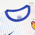 Soccer Kits Authentic MBAPPE #10 France Away Soccer Jersey Euro 2024