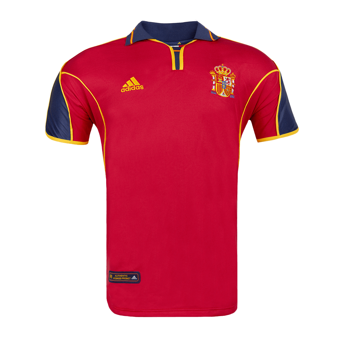 Maillot de football rétro domicile Espagne 2000