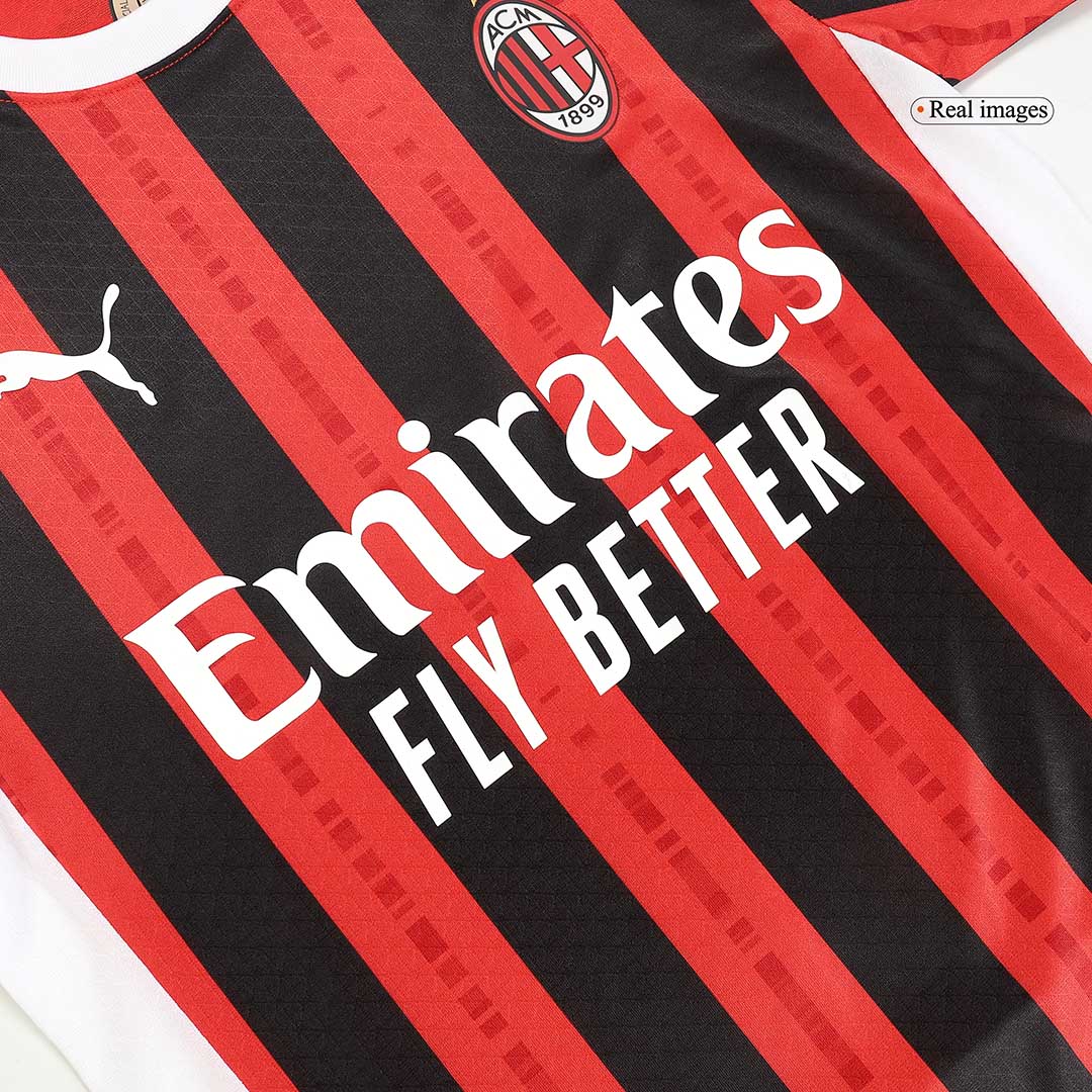 Soccer Kits Authentic AC Milan Home Soccer Jersey 2024/25