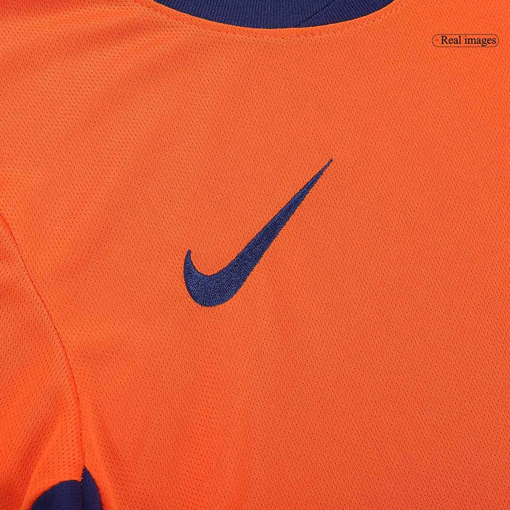 Kits de fútbol para niños: camiseta local de Holanda (camiseta, pantalones cortos y calcetines) para la Eurocopa 2024