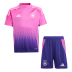 Kits de fútbol: Camiseta de fútbol visitante de Alemania para niños (camiseta y pantalones cortos) Eurocopa 2024