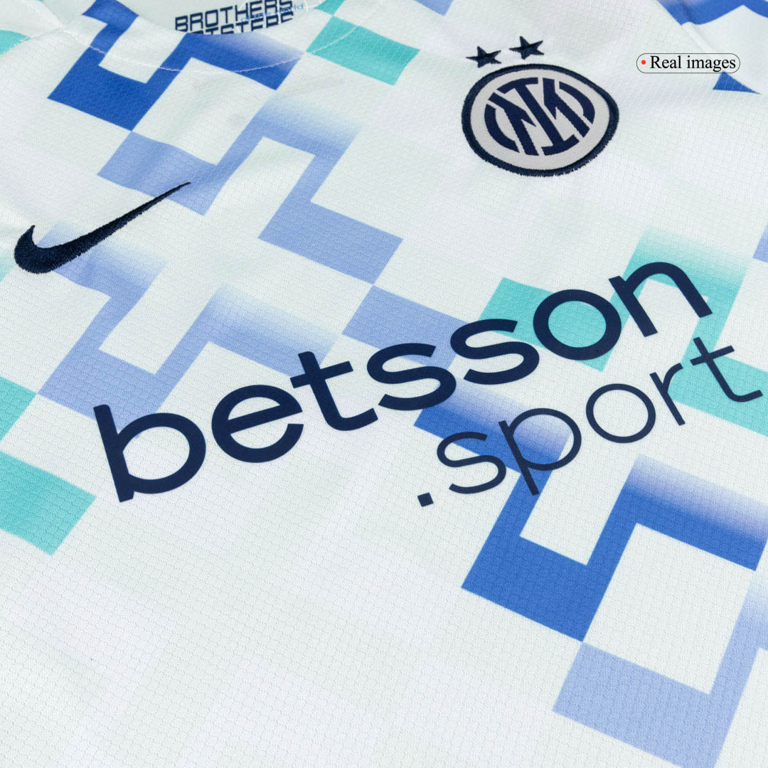 Maillot de football extérieur Inter Milan pour enfant (maillot + short) 2025/26 Blanc