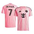 Maillot de football DE PAUL #7 Inter Miami Domicile 2025 Rose