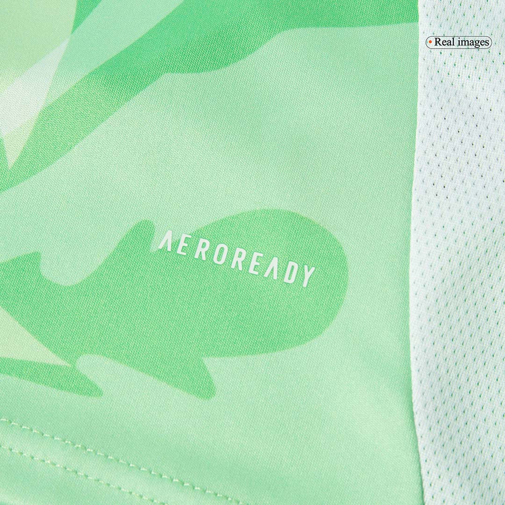 Maillot de football extérieur Italie 2025 vert pour homme - Championnat d'Europe féminin