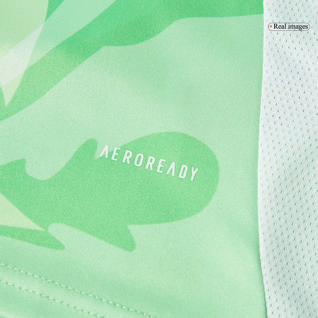 Maillot de football extérieur Italie 2025 vert pour homme - Championnat d'Europe féminin