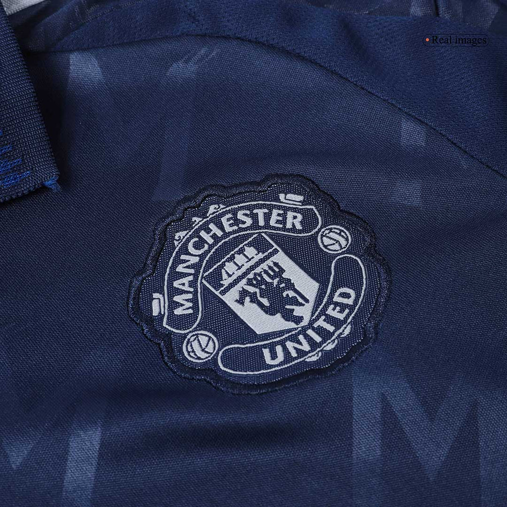 Camiseta de visitante del Manchester United para niños (camiseta y pantalón corto) 2024/25