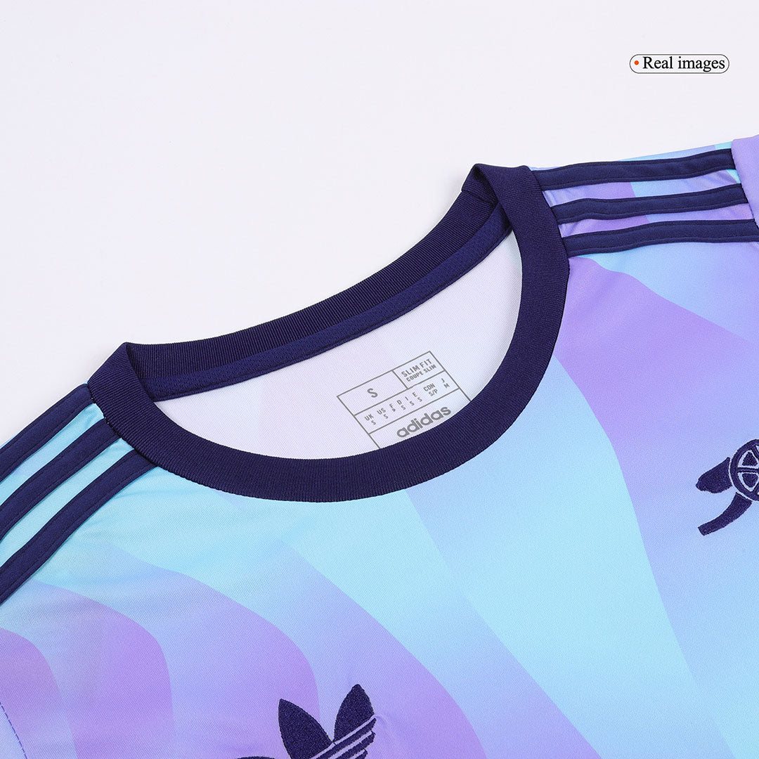 Camiseta de fútbol de visitante del Arsenal para mujer 2024/25