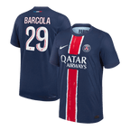 Soccer Kits Authentic  BARCOLA #29 PSG Home Soccer Jersey 2024/25 Navy