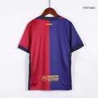 Maillot de football domicile Barcelone enfant (maillot + short) 2024/25 avec logo Spotify sans texte
