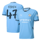 Maillot de football FODEN #47 Manchester City Domicile 2024/25 - UCL