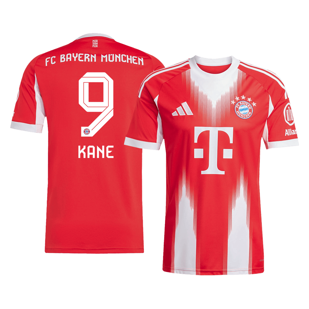 Maillot de football KANE #9 Bayern Munich Domicile 2025/26 Rouge