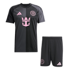 Maillot de football Inter Miami Extérieur (Maillot + Short) 2025 Noir et Gris