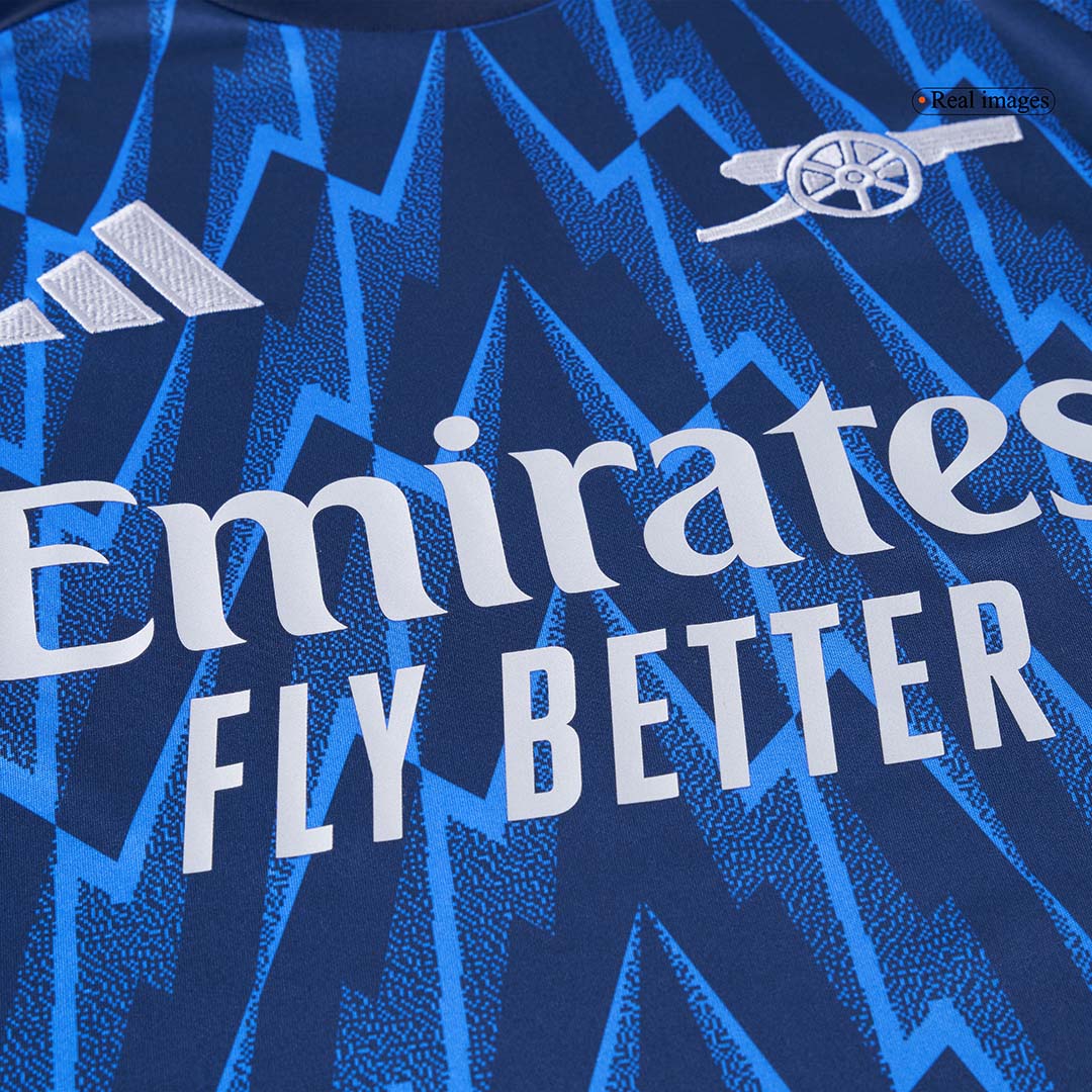 Soccer Kits Arsenal Away Soccer Jersey Kit(Jersey+Shorts) 2025/26 Blue