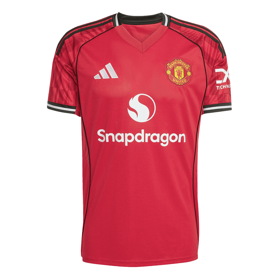 Soccer Kits B.FERNANDES #8 Manchester United Home Soccer Jersey 2025/26 Red
