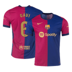 Soccer Kits Authentic  GAVI #6 Barcelona Home Football Shirt 2024/25- - old sponsor