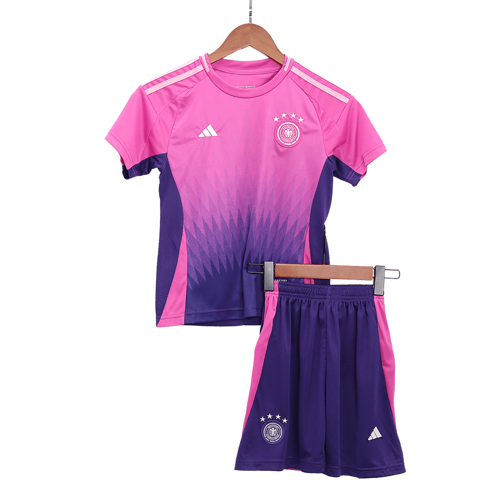 Kit de fútbol para niños: Camiseta de visitante de Alemania (camiseta, pantalones cortos y calcetines) para la Eurocopa 2024