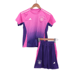 Kit de fútbol para niños: Camiseta de visitante de Alemania (camiseta, pantalones cortos y calcetines) para la Eurocopa 2024