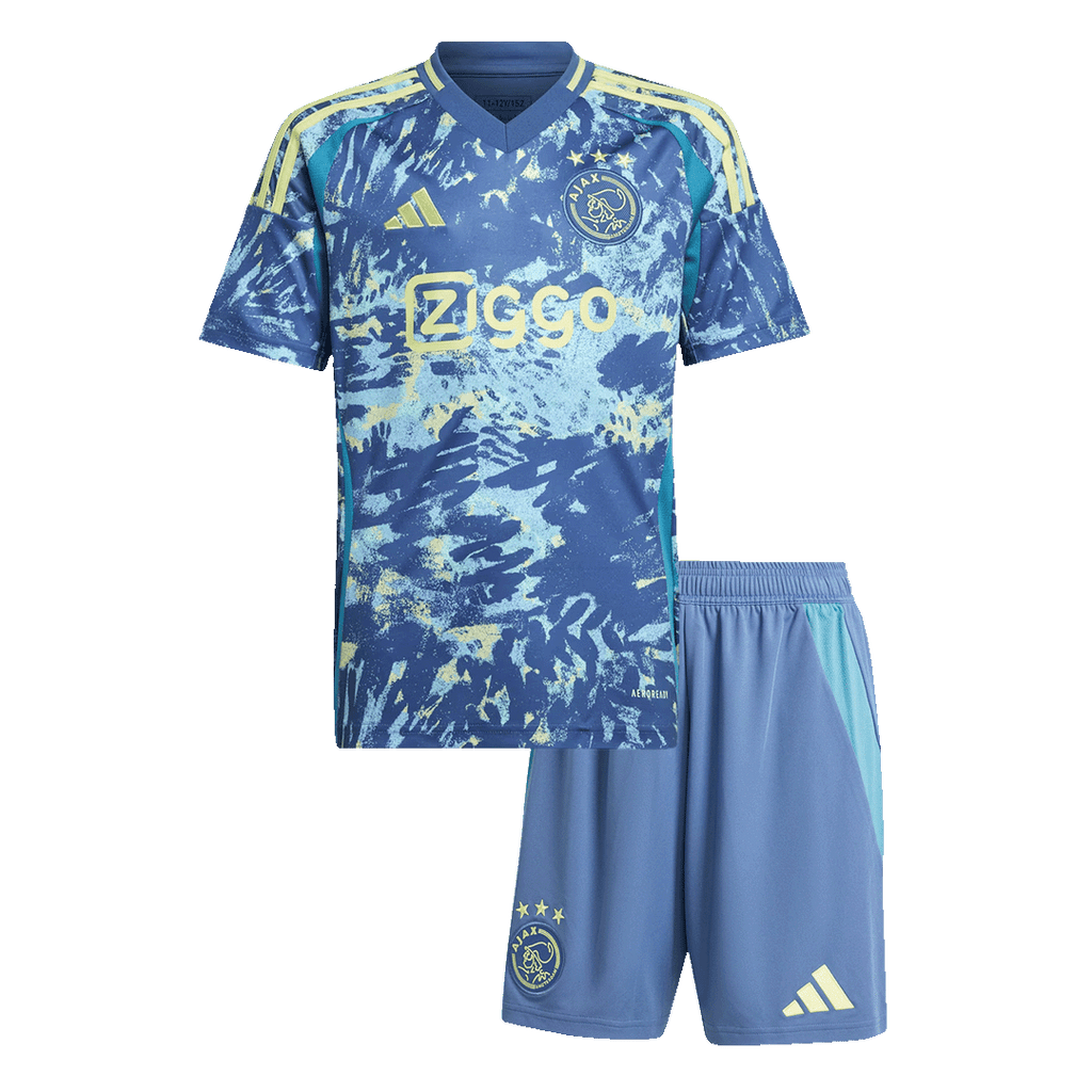 Maillot de football extérieur Ajax pour enfant (maillot + short) 2024/25