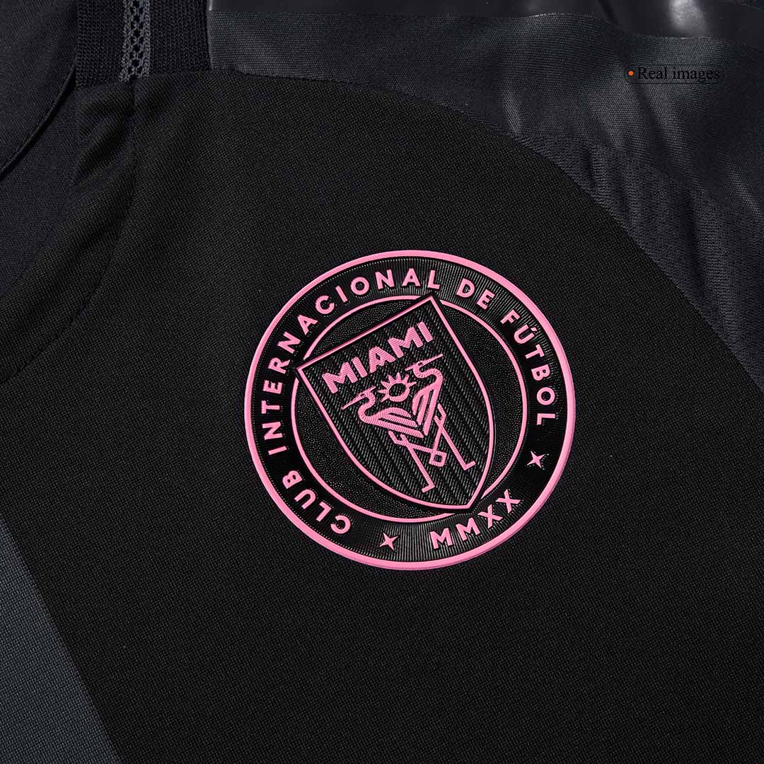 Soccer Kits Authentic DE PAUL #7 Inter Miami CF Away Soccer Jersey 2025 Black&Gray