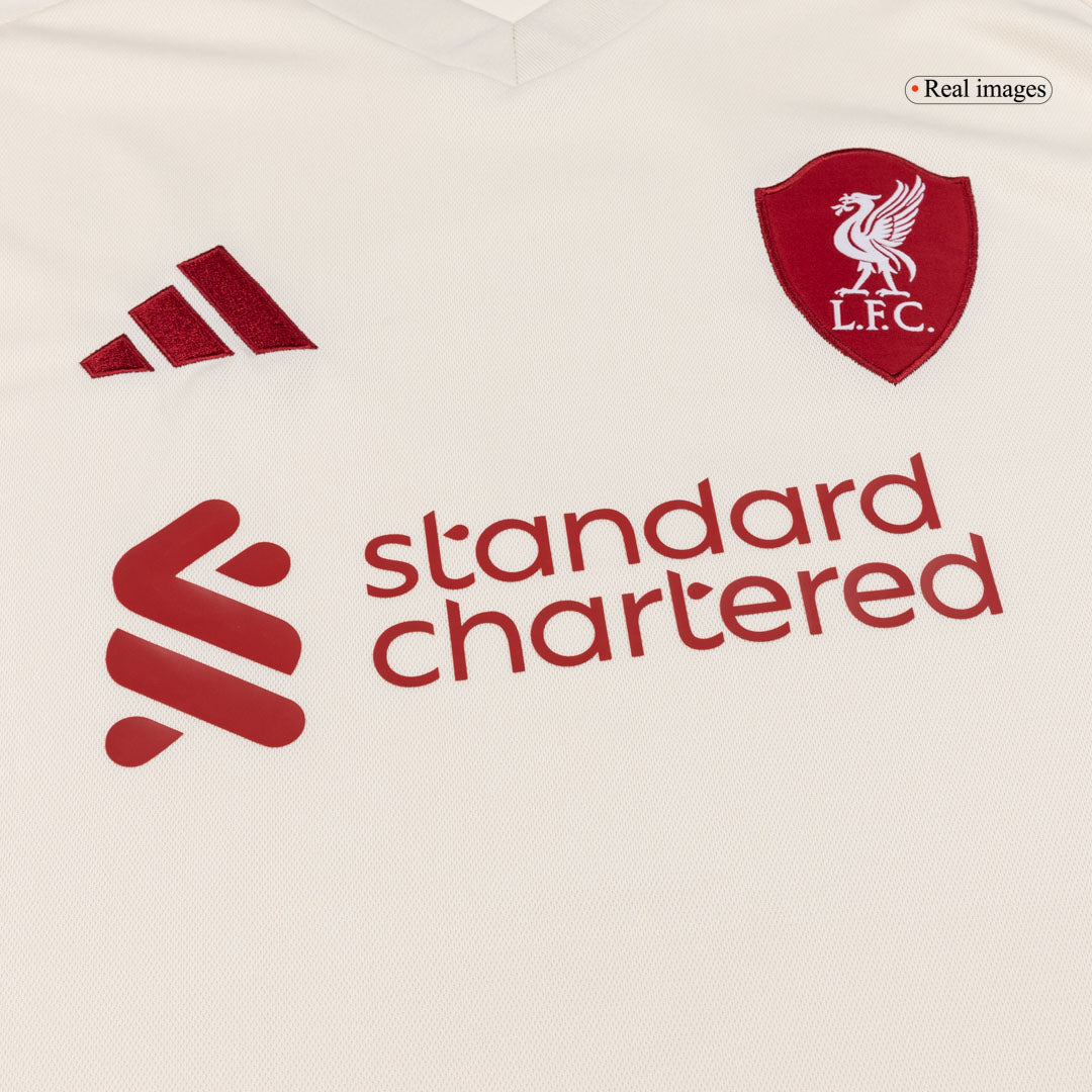 Maillot de football Liverpool extérieur 25/26 blanc