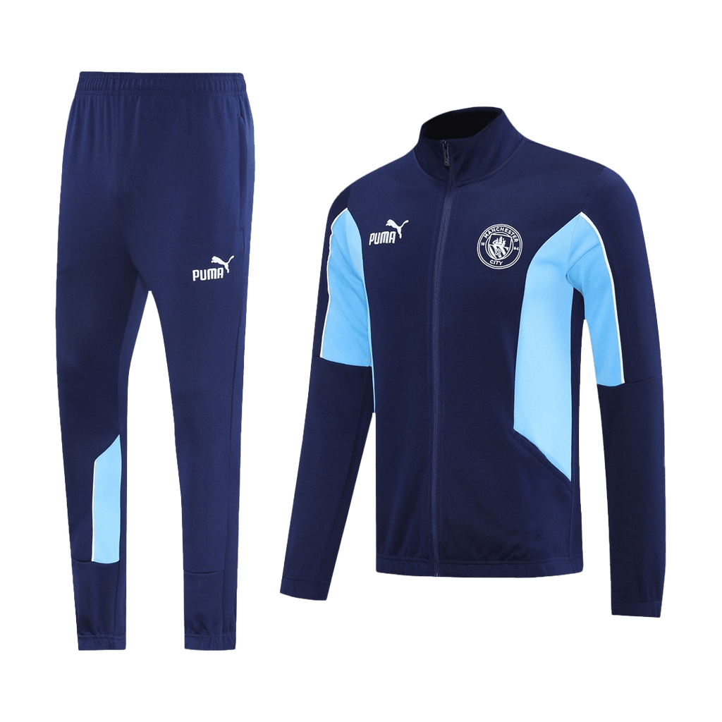 Soccer Kits 25/26 Manchester City Training Jacket Kit(Jacket+Pants) Navy