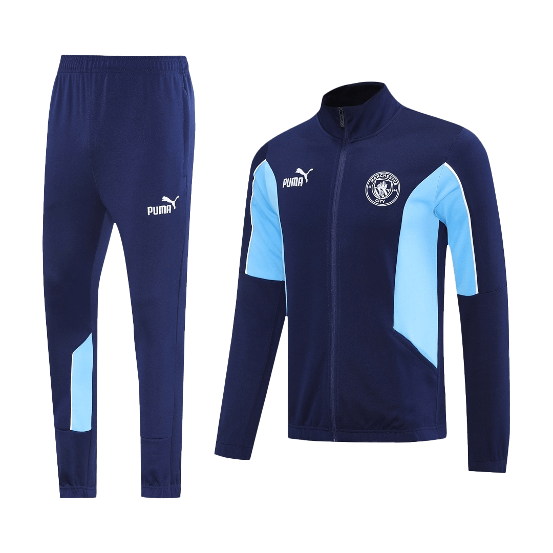 Soccer Kits 25/26 Manchester City Training Jacket Kit(Jacket+Pants) Navy