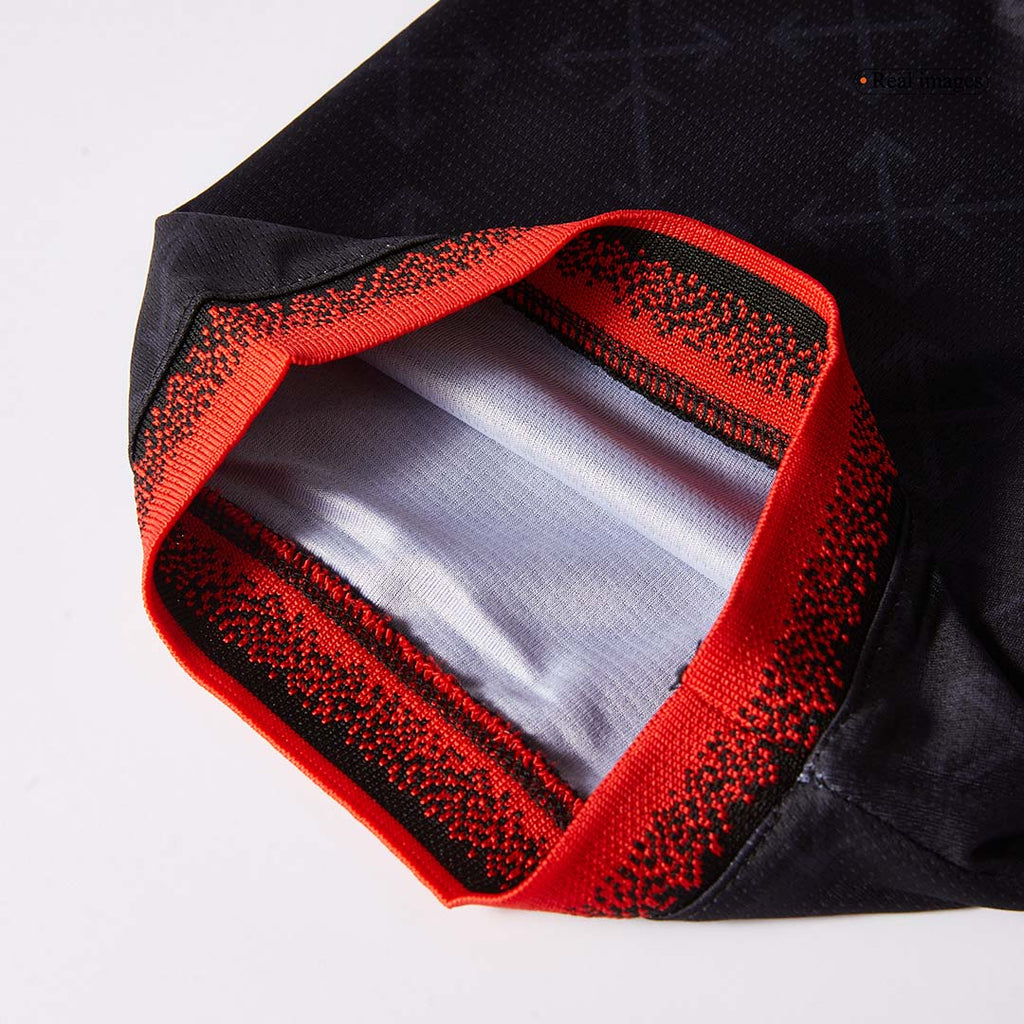 Soccer Kits AC Milan Fourth Away Soccer Jersey Kit(Jersey+Shorts) 2024/25 Green&Black