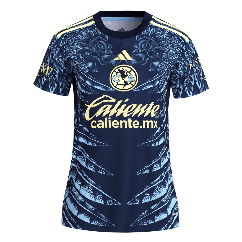 Camiseta de fútbol visitante del Club América para mujer 2025/26 Azul marino