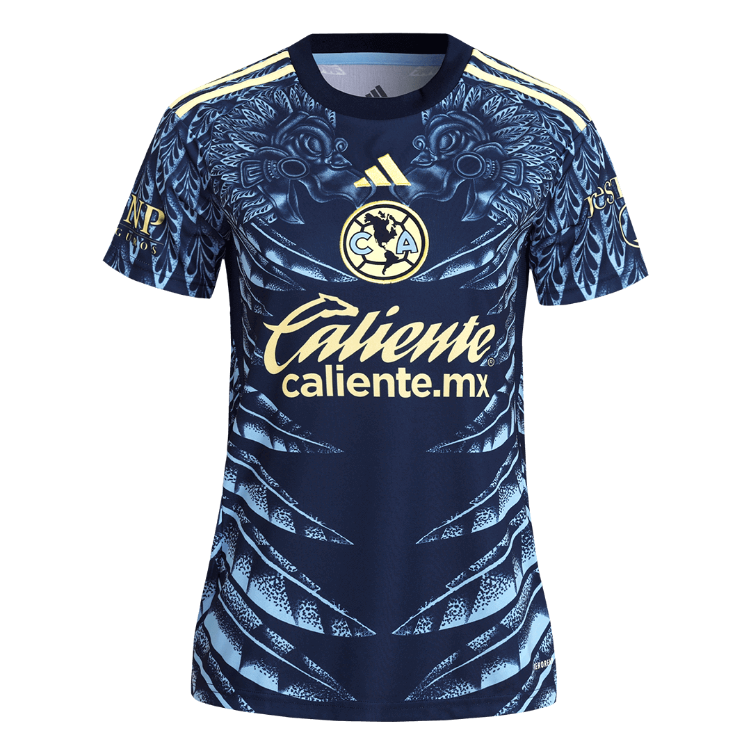 Camiseta de fútbol visitante del Club América para mujer 2025/26 Azul marino