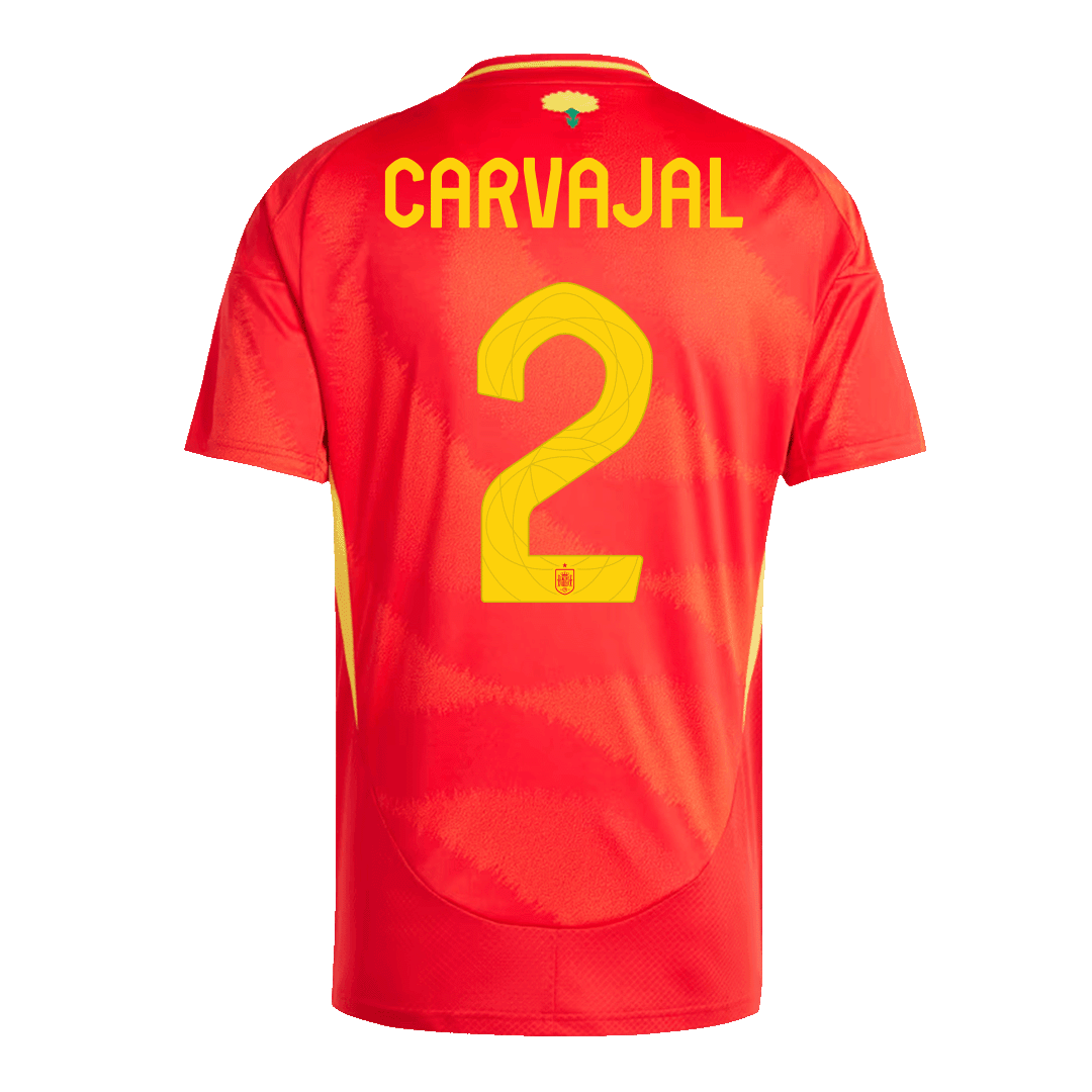 Soccer Kits CARVAJAL #2 Spain Home Soccer Jersey Euro 2024