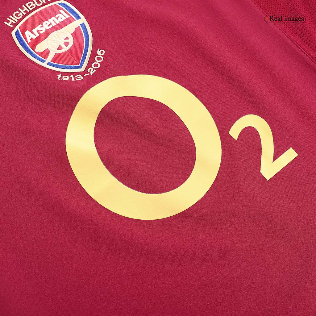 Camiseta de fútbol retro del Arsenal 2005/06