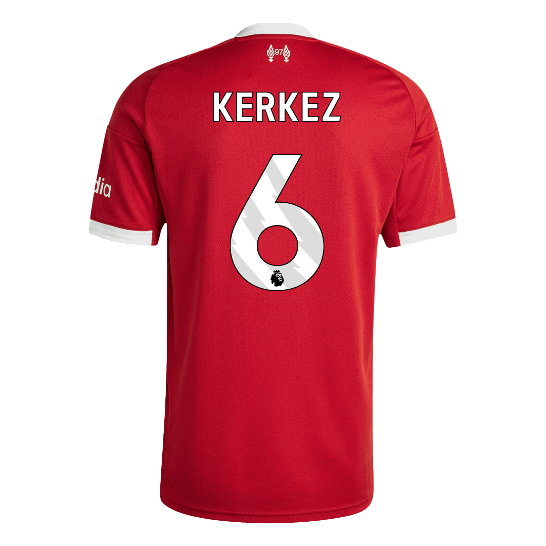 Maillot de football KERKEZ #6 Liverpool Domicile 2025/26 Rouge