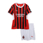 Kit de fútbol para niños: Camiseta de local del AC Milan (camiseta y pantalones cortos) 2024/25
