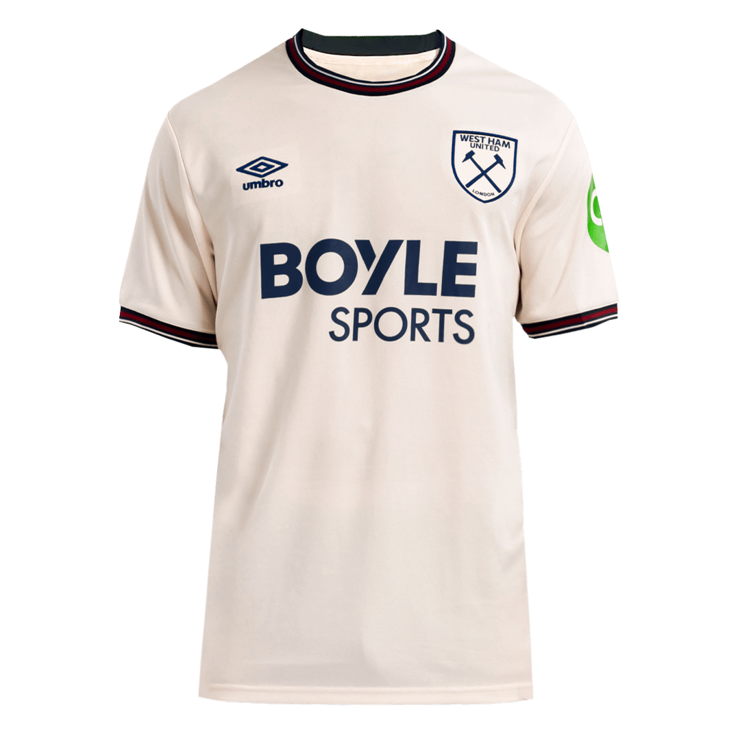 Camiseta de visitante del West Ham United 2025/26, color blanco
