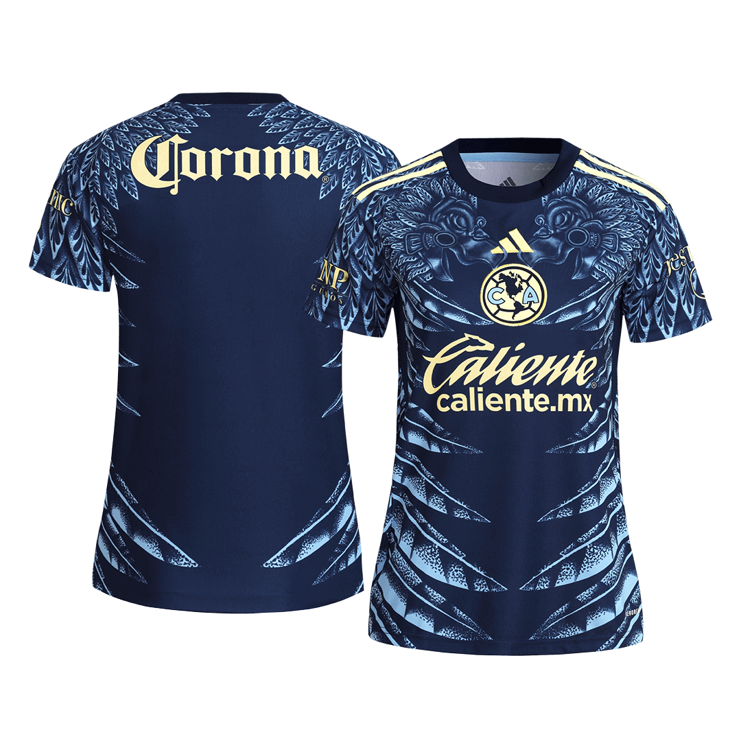 Camiseta de fútbol visitante del Club América para mujer 2025/26 Azul marino