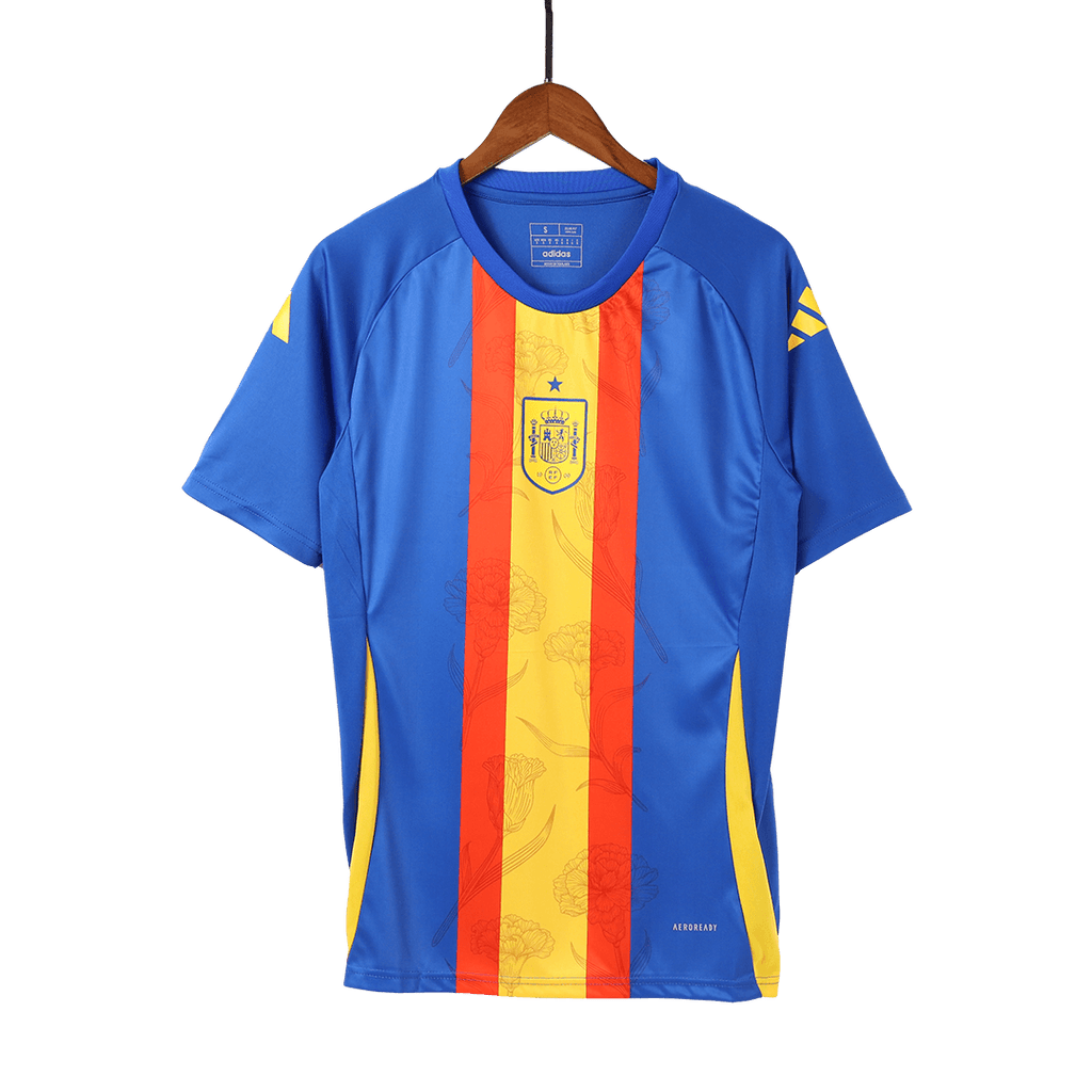 Maillots de football Espagne pré-match Euro 2024 