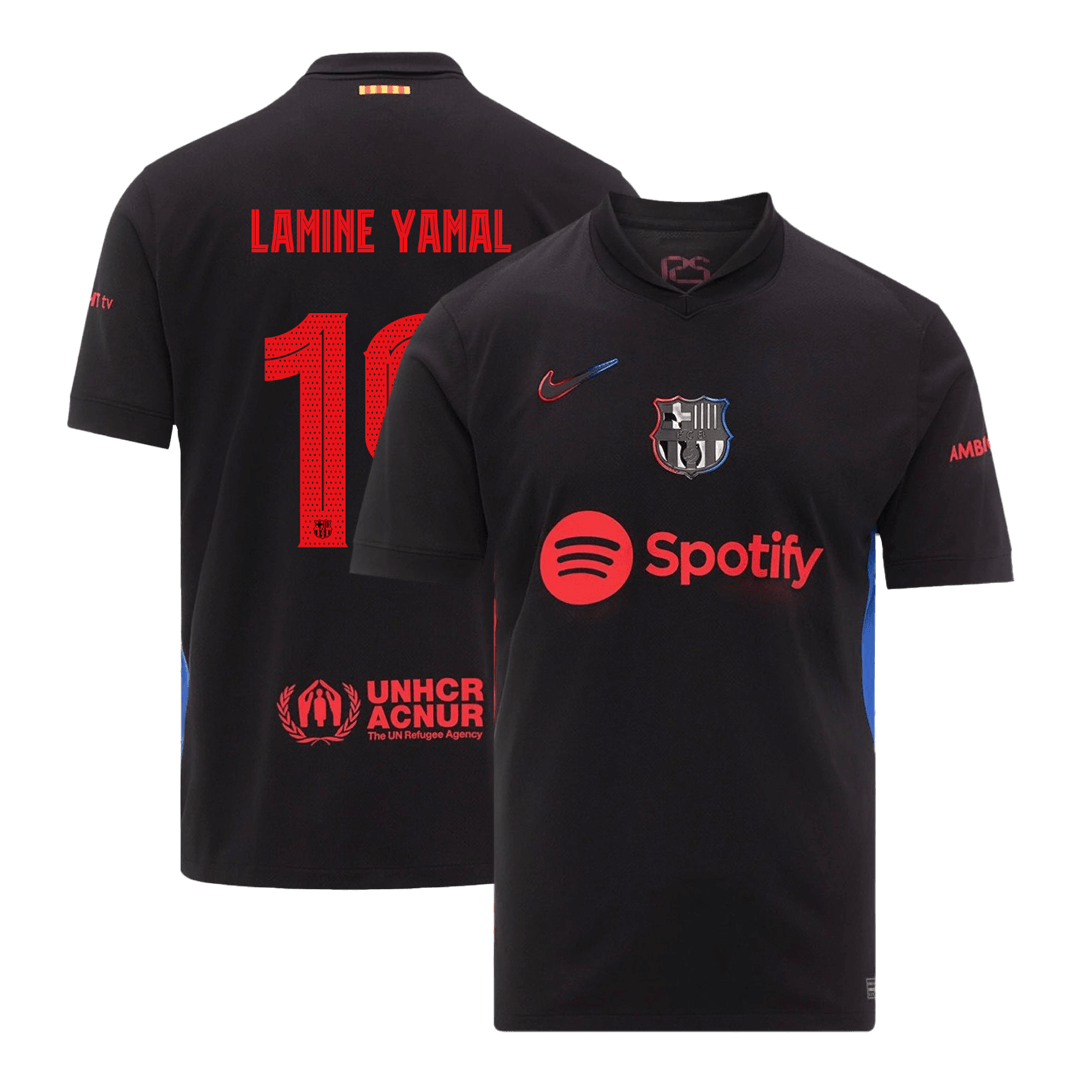 Maillot de football extérieur Barcelone LAMINE YAMAL #19 2024/25 - UCL