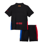 Maillots de football personnalisés pour enfants Barcelone Extérieur 2024/25