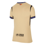 Camiseta de fútbol visitante del Barcelona 25/26 para mujer, amarilla