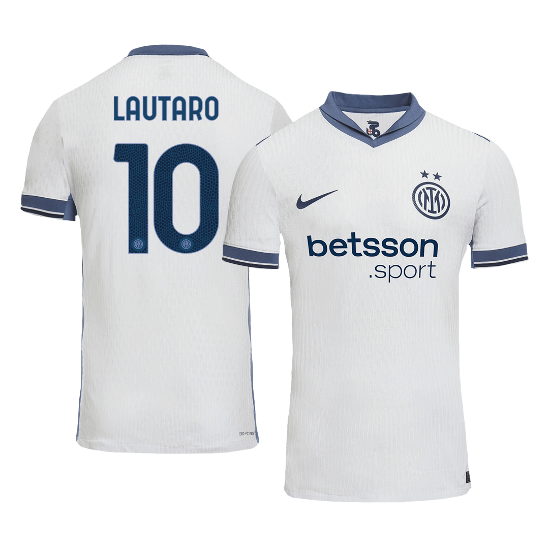 Soccer Kits Authentic LAUTARO #10 Inter Milan Away Soccer Jersey 2024/25