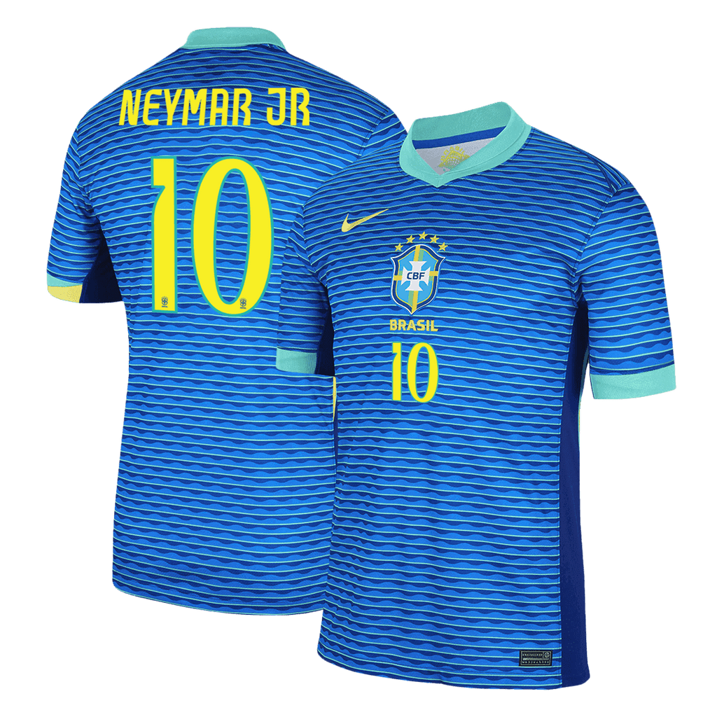 Maillot de football extérieur NEYMAR JR #10 Brésil 2024