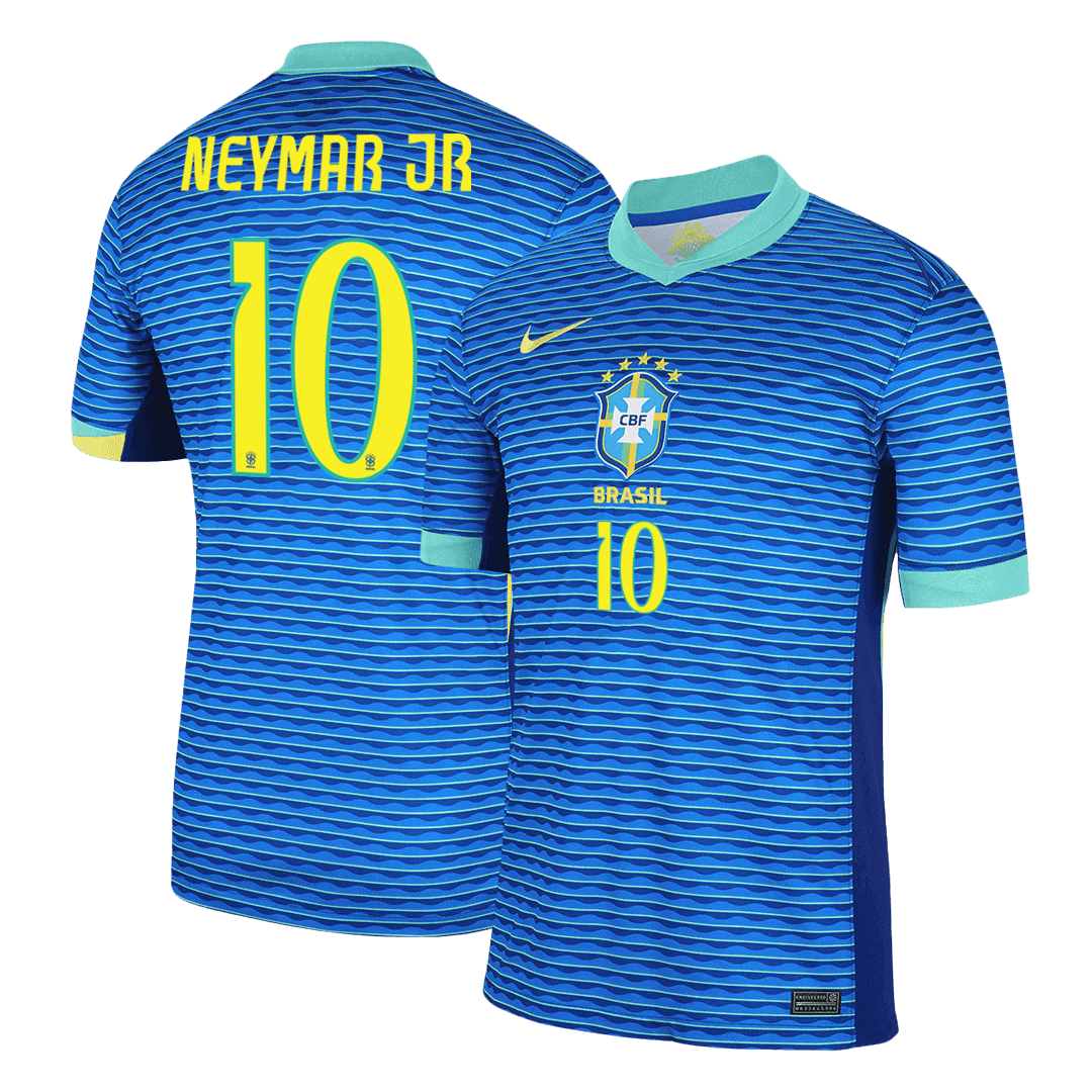 Maillot de football extérieur NEYMAR JR #10 Brésil 2024