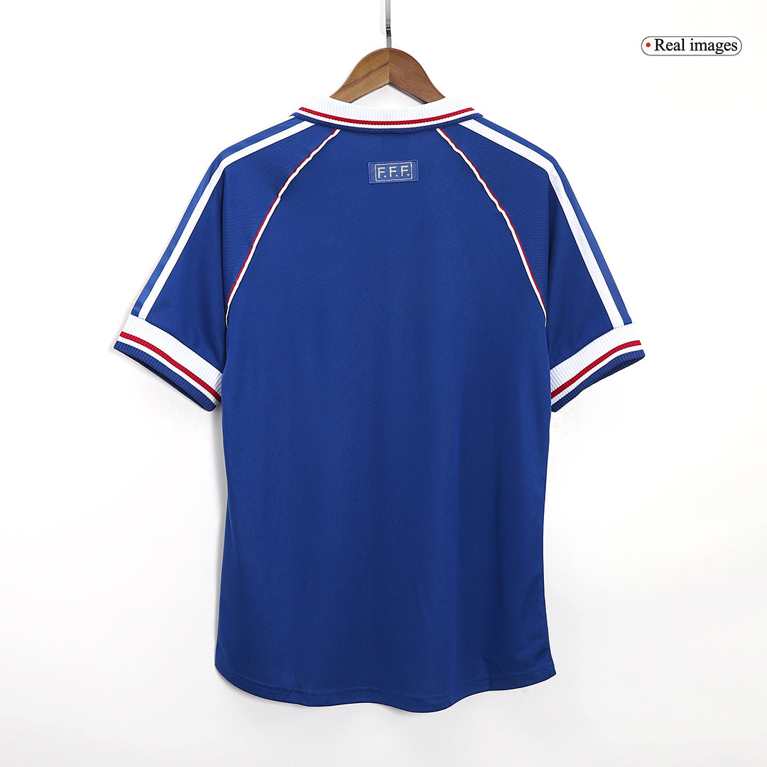Camiseta de fútbol retro de Francia de 1998