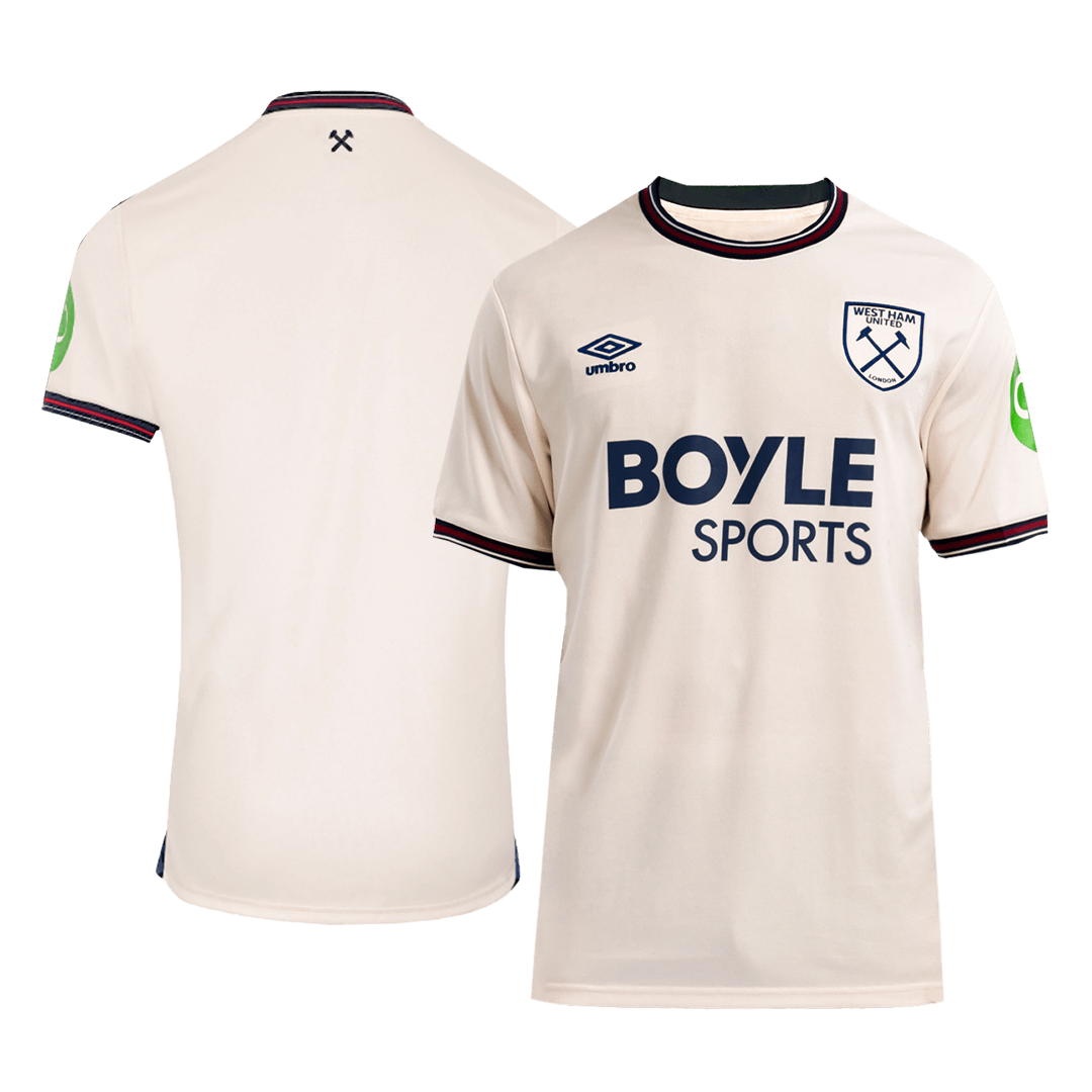 Camiseta de visitante del West Ham United 2025/26, color blanco