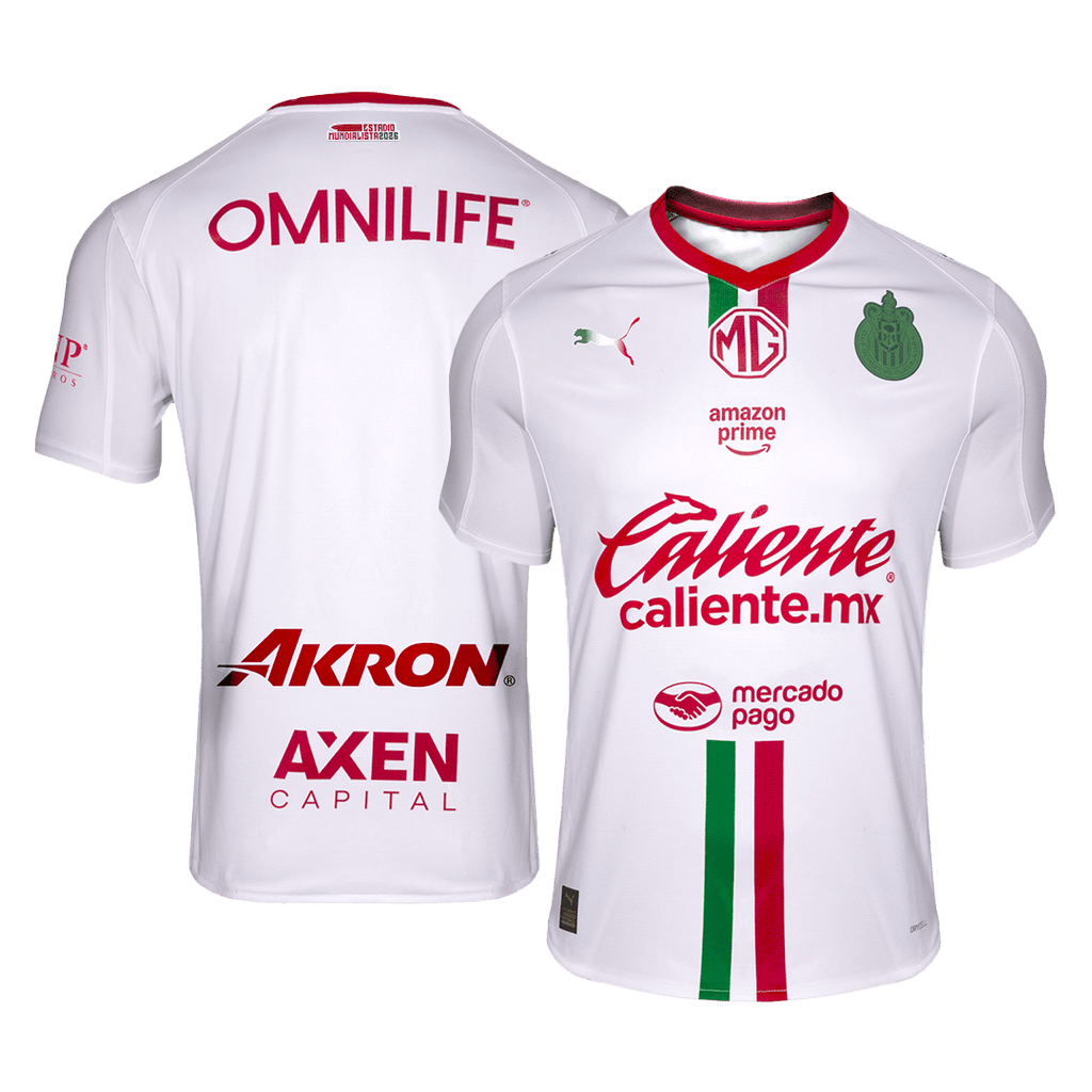 Soccer Kits Chivas Away Soccer Jersey 2025/26 White